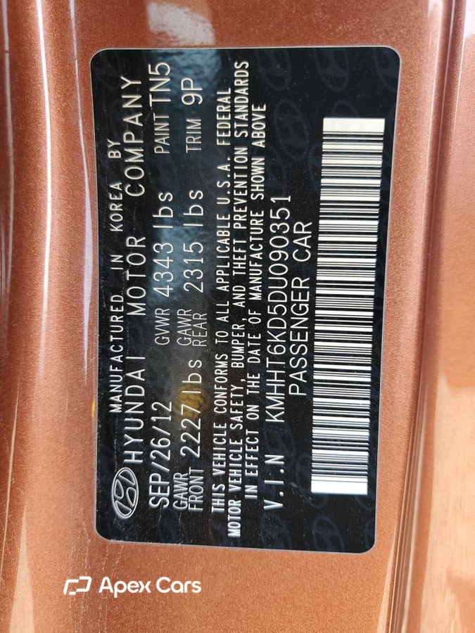 Hyundai Genesis 2013