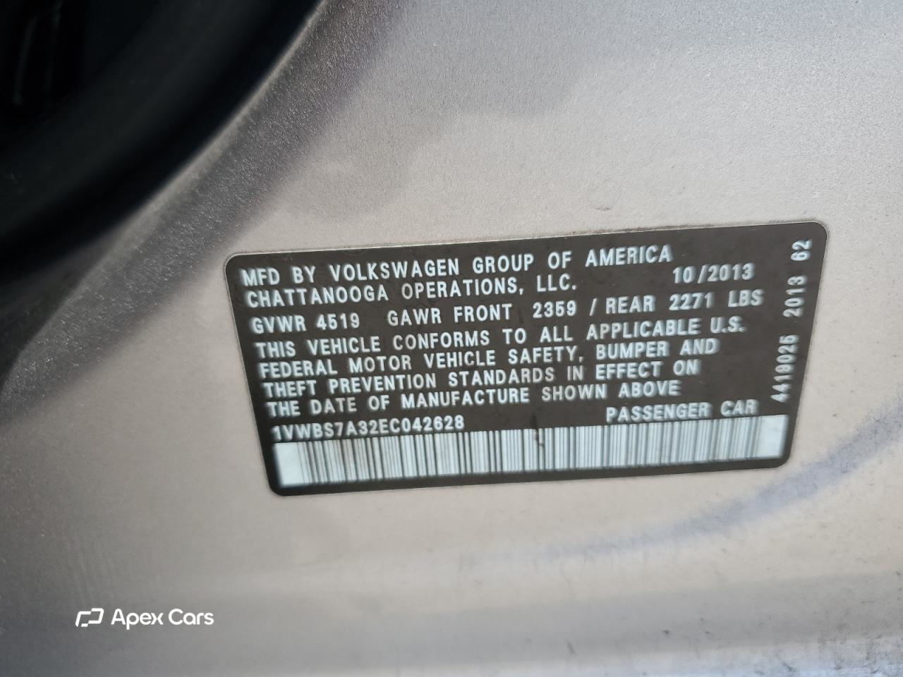 Volkswagen Passat 2014