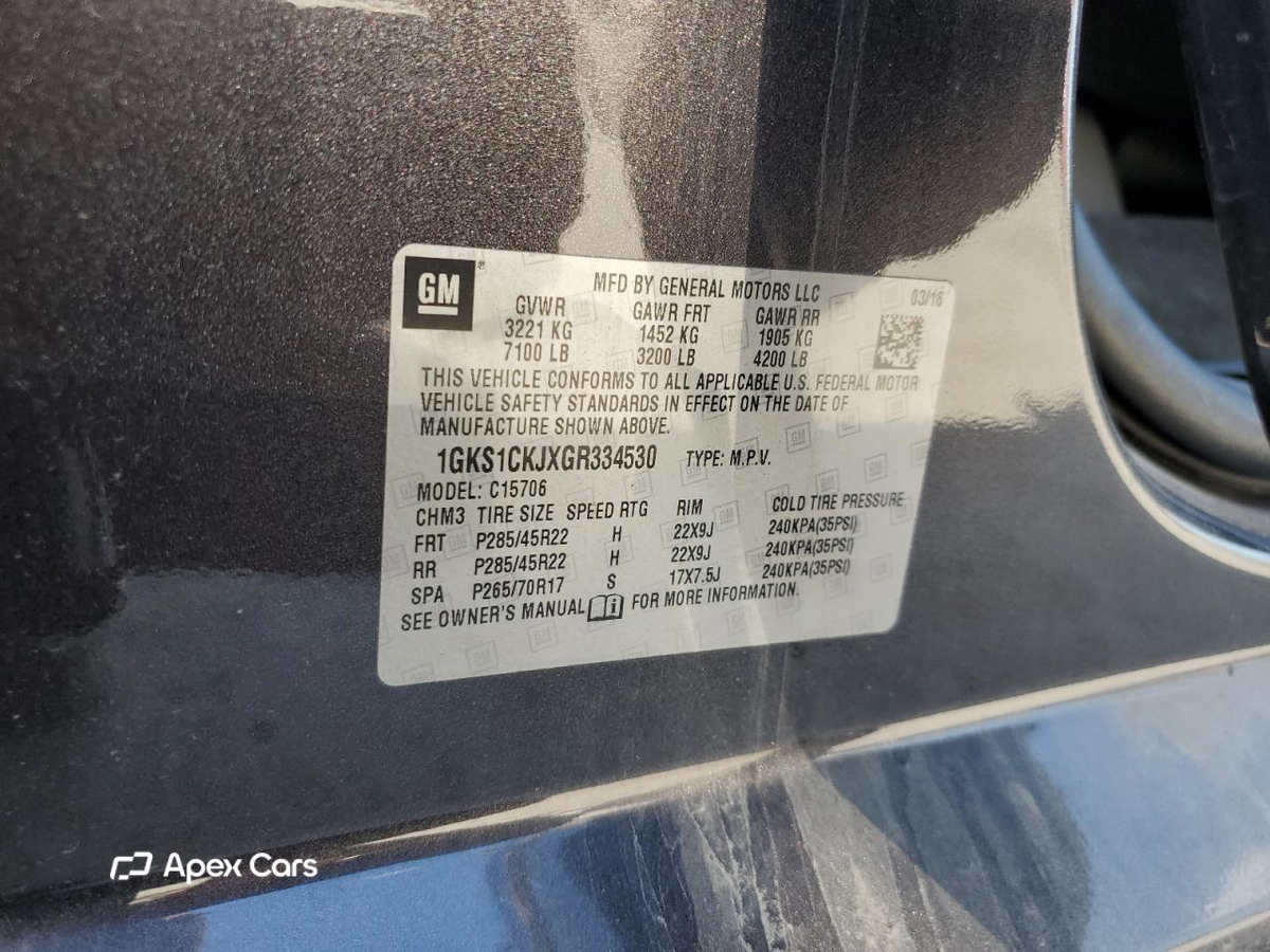 GMC Yukon 2016