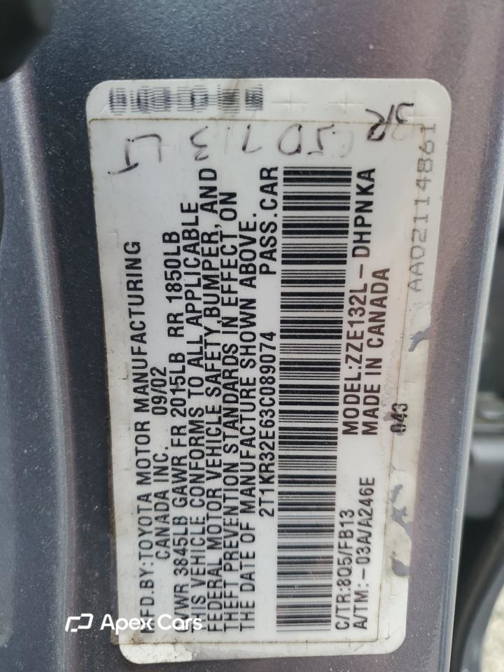 Toyota Corolla 2003