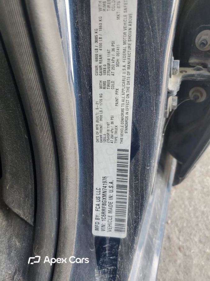 RAM 1500 2021