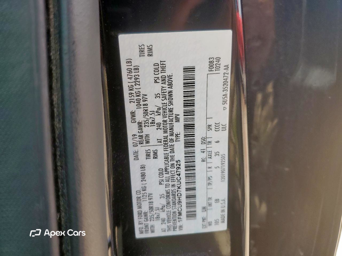 Ford Escape 2019
