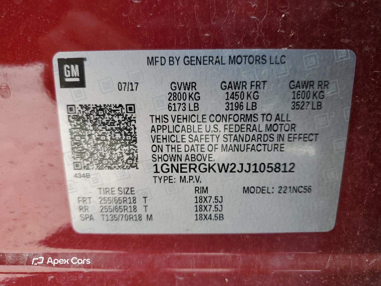 Chevrolet Traverse 2018