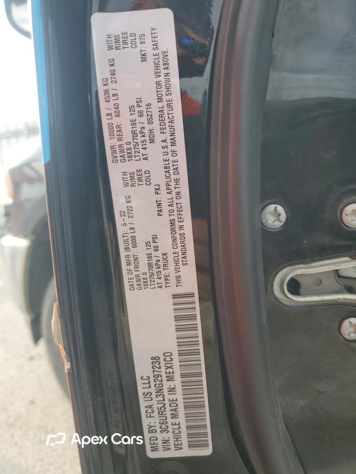 RAM 2500 2022