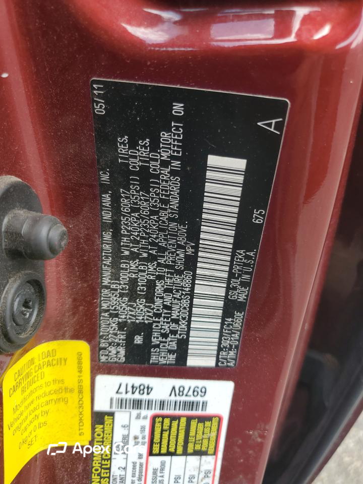 Toyota Sienna 2011