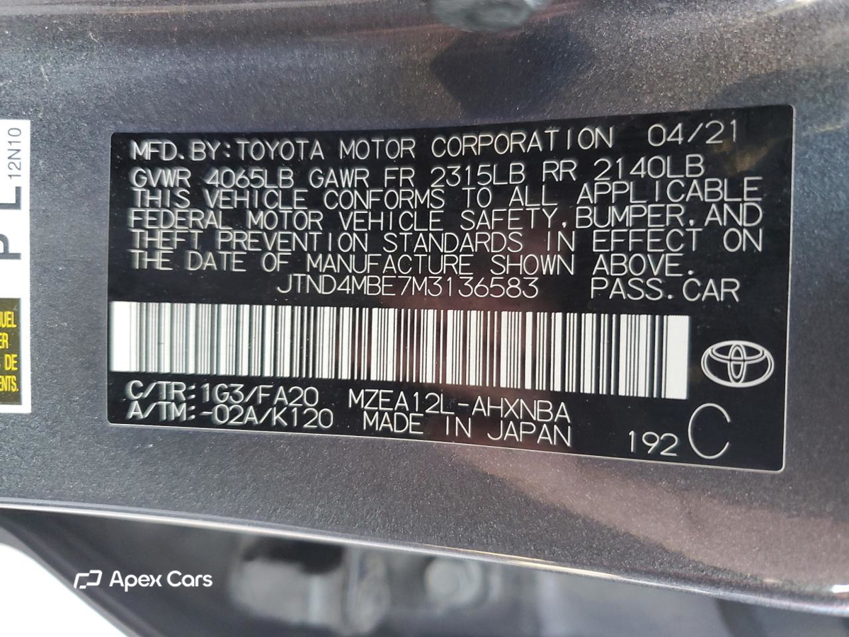 Toyota Corolla 2021