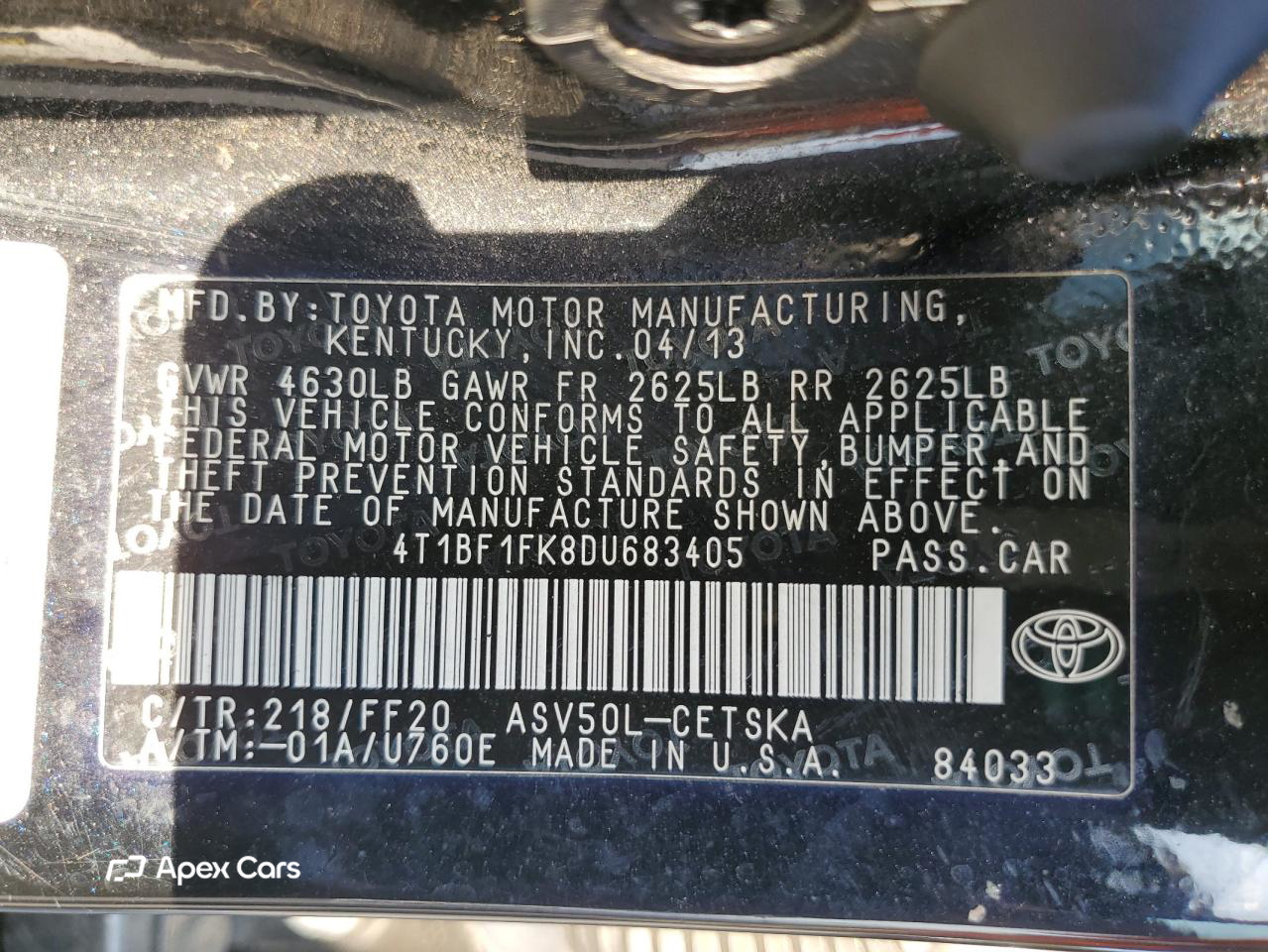 Toyota Camry 2013