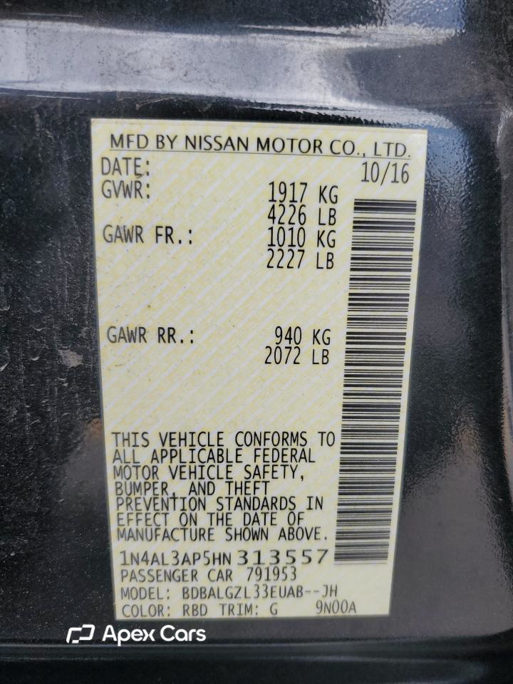 Nissan Altima 2017