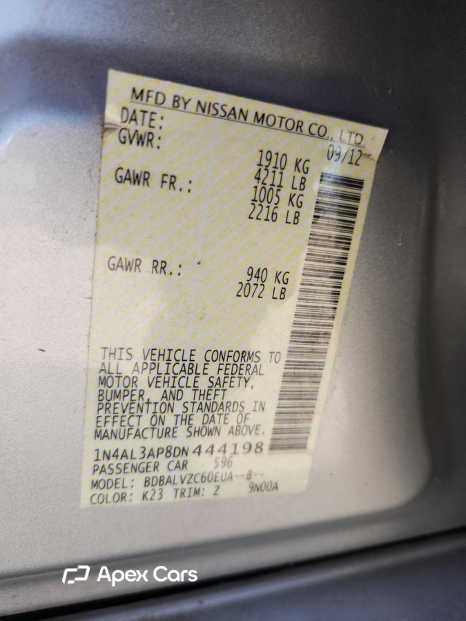 Nissan Altima 2013