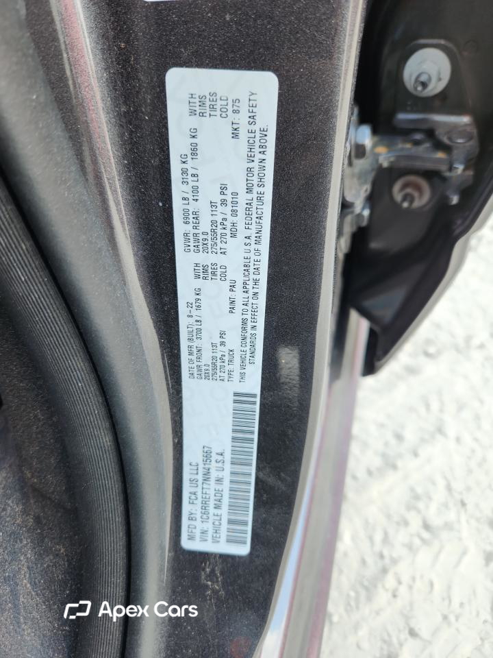 RAM 1500 2022