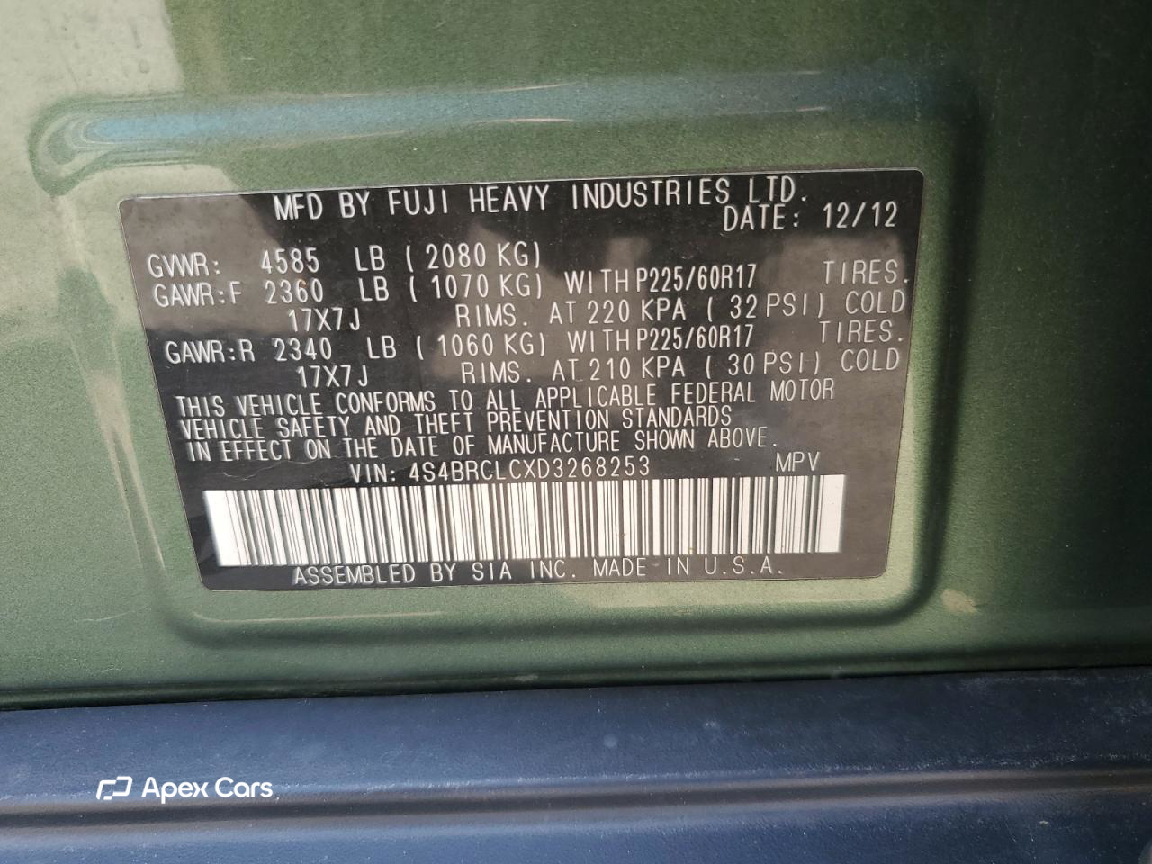 Subaru Outback 2013