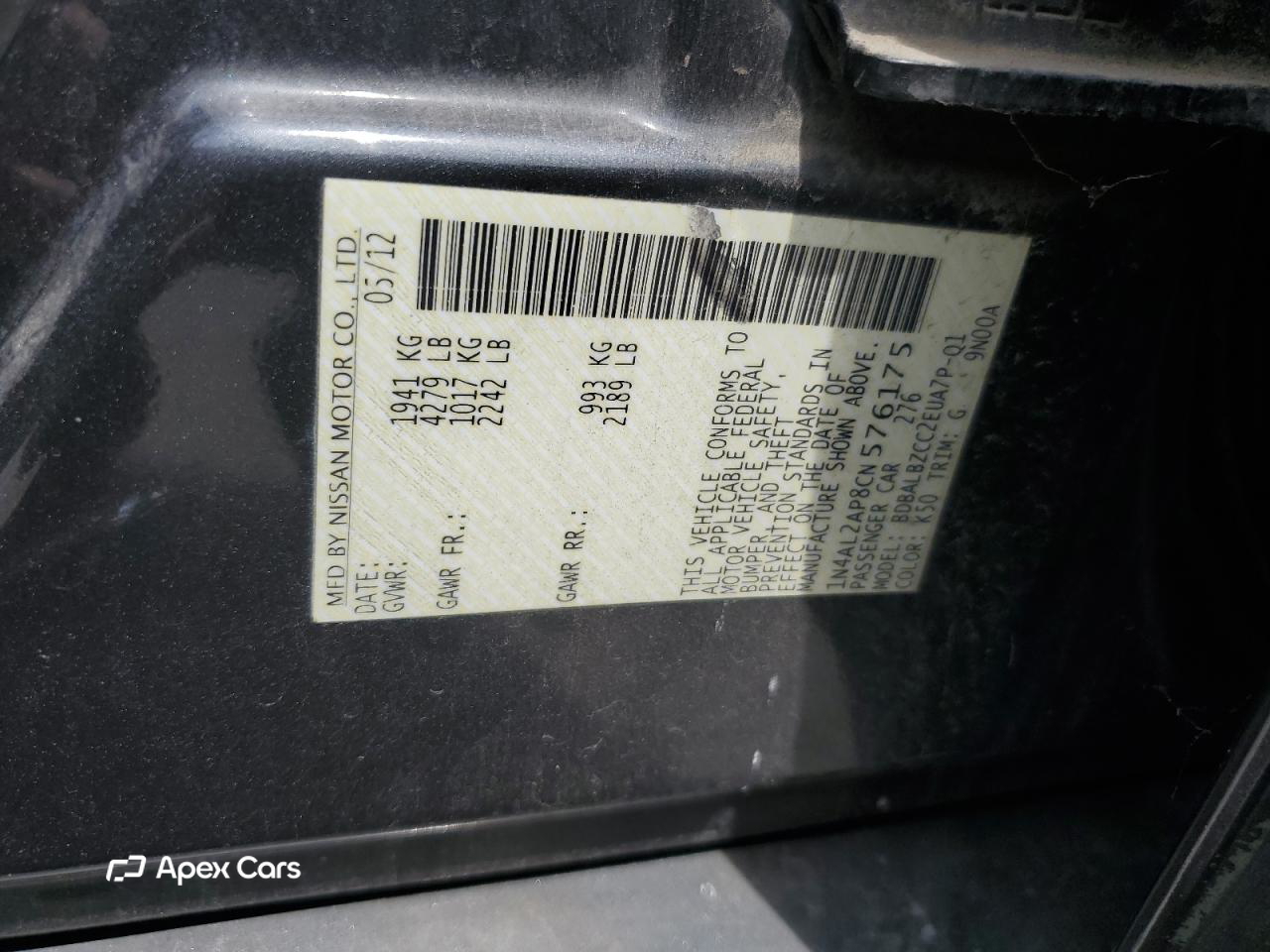 Nissan Altima 2012