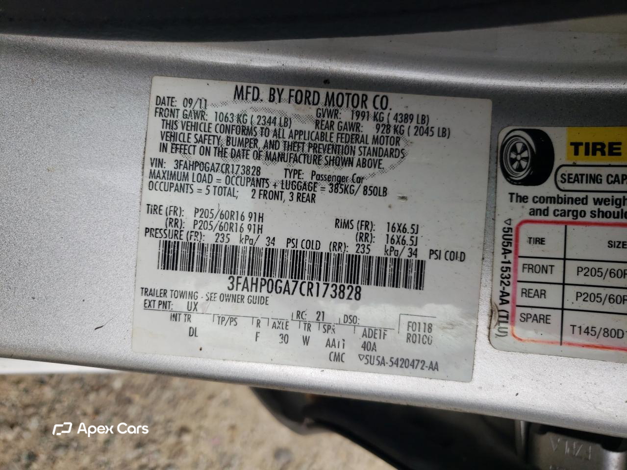 Ford Fusion 2012