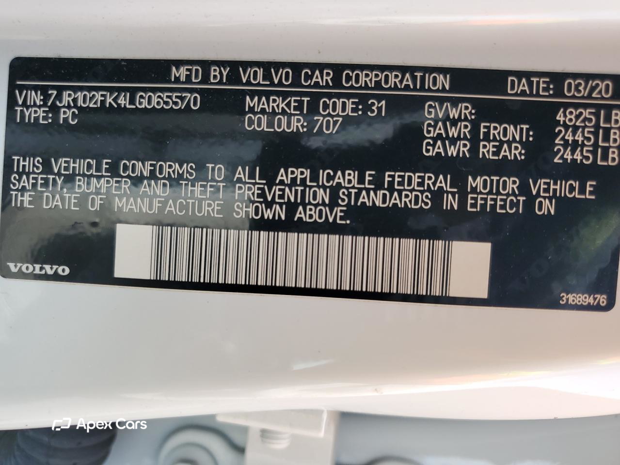 Volvo S60 2020
