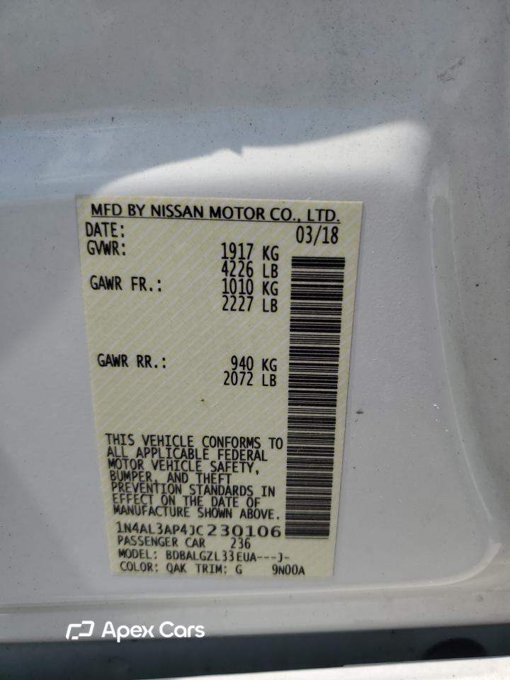 Nissan Altima 2018