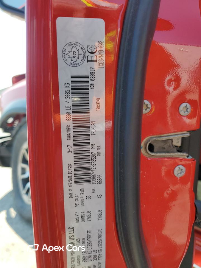 RAM 1500 2017