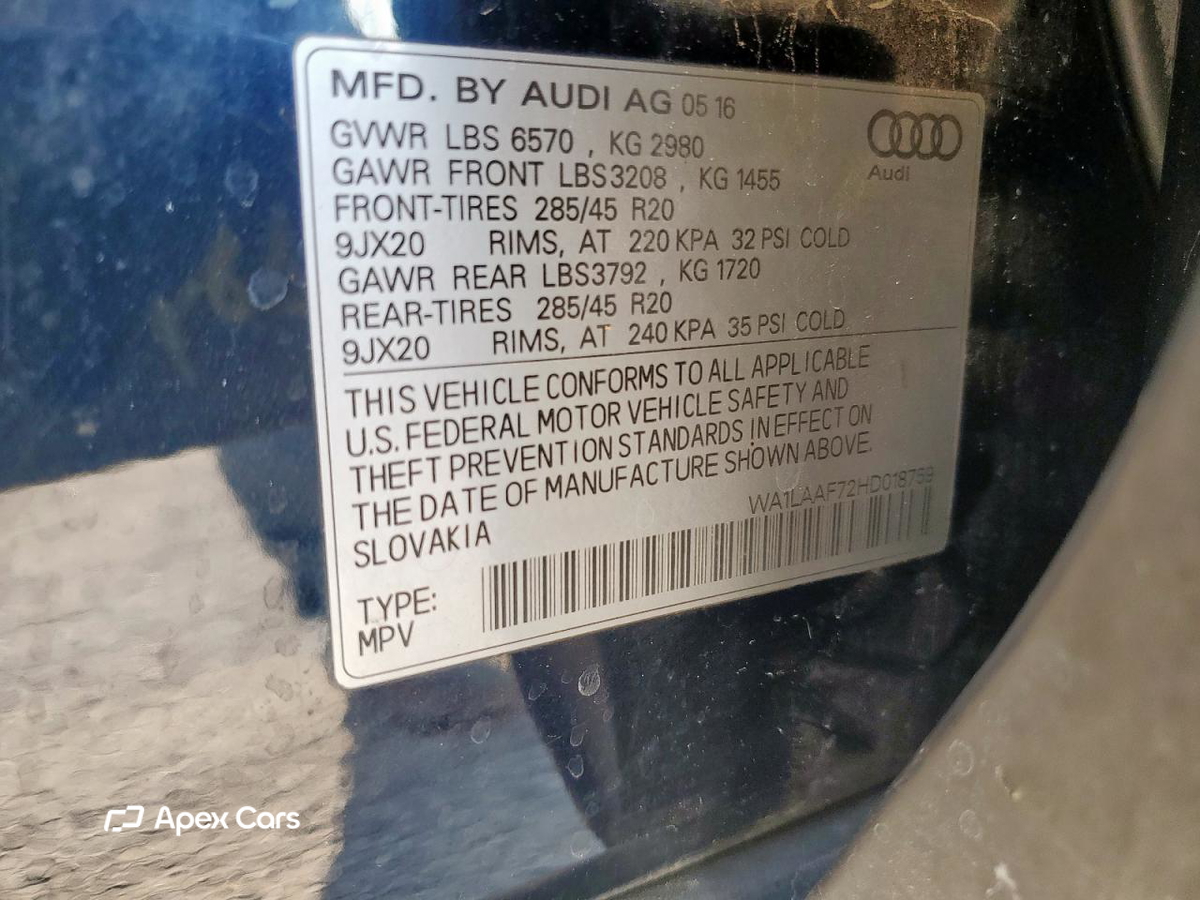Audi Q7 2017
