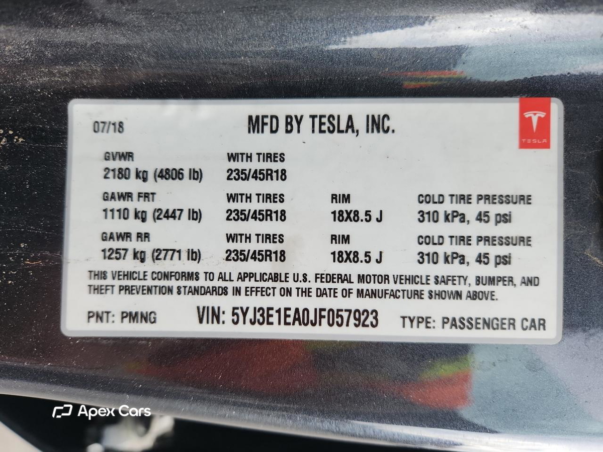 Tesla Model 3 2018