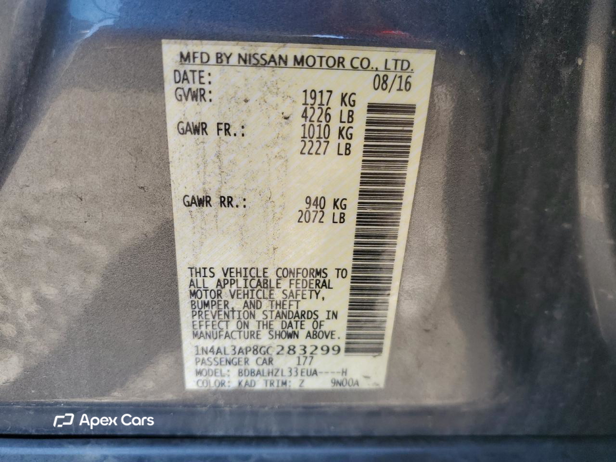 Nissan Altima 2016