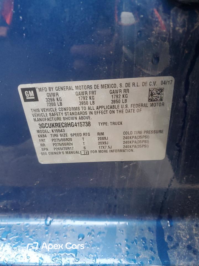 Chevrolet Silverado 2017