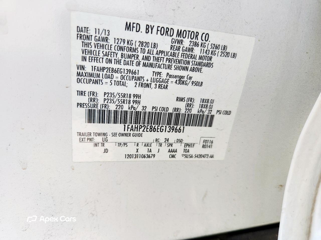 Ford Taurus 2014