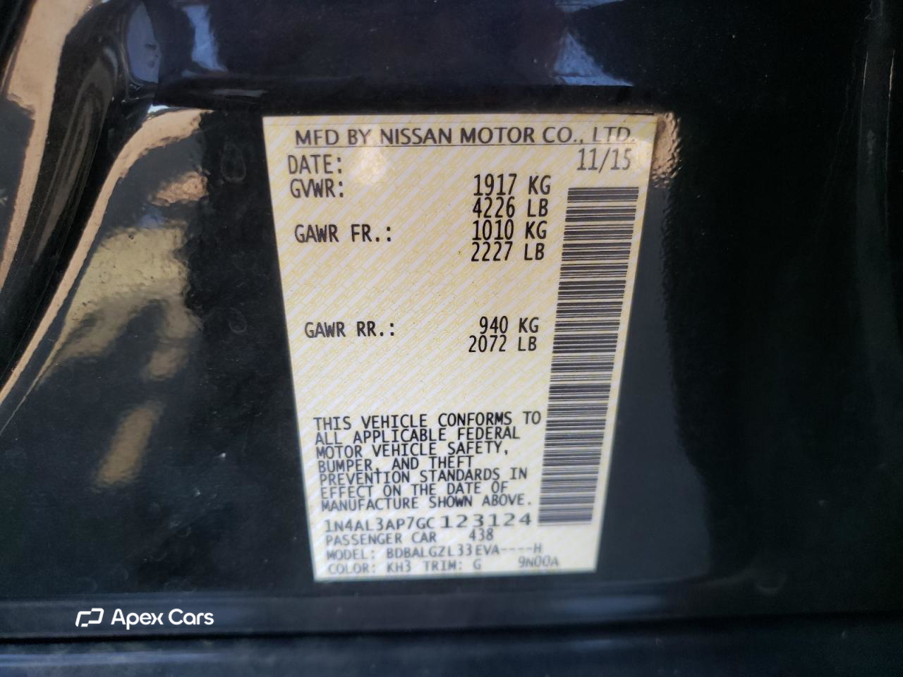 Nissan Altima 2016