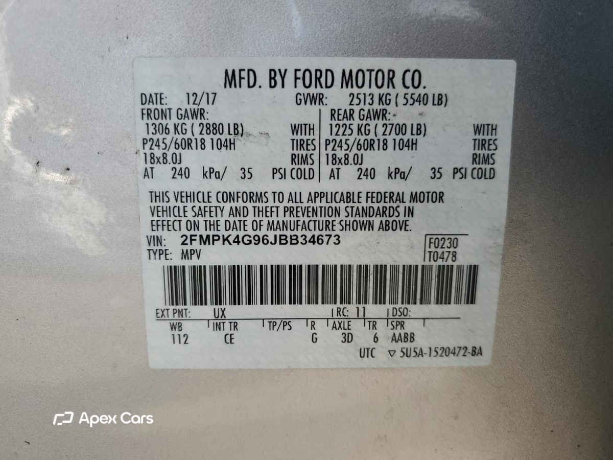 Ford Edge 2018