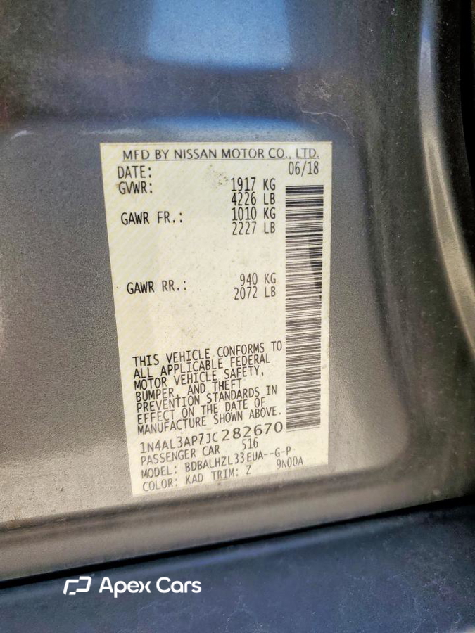 Nissan Altima 2018