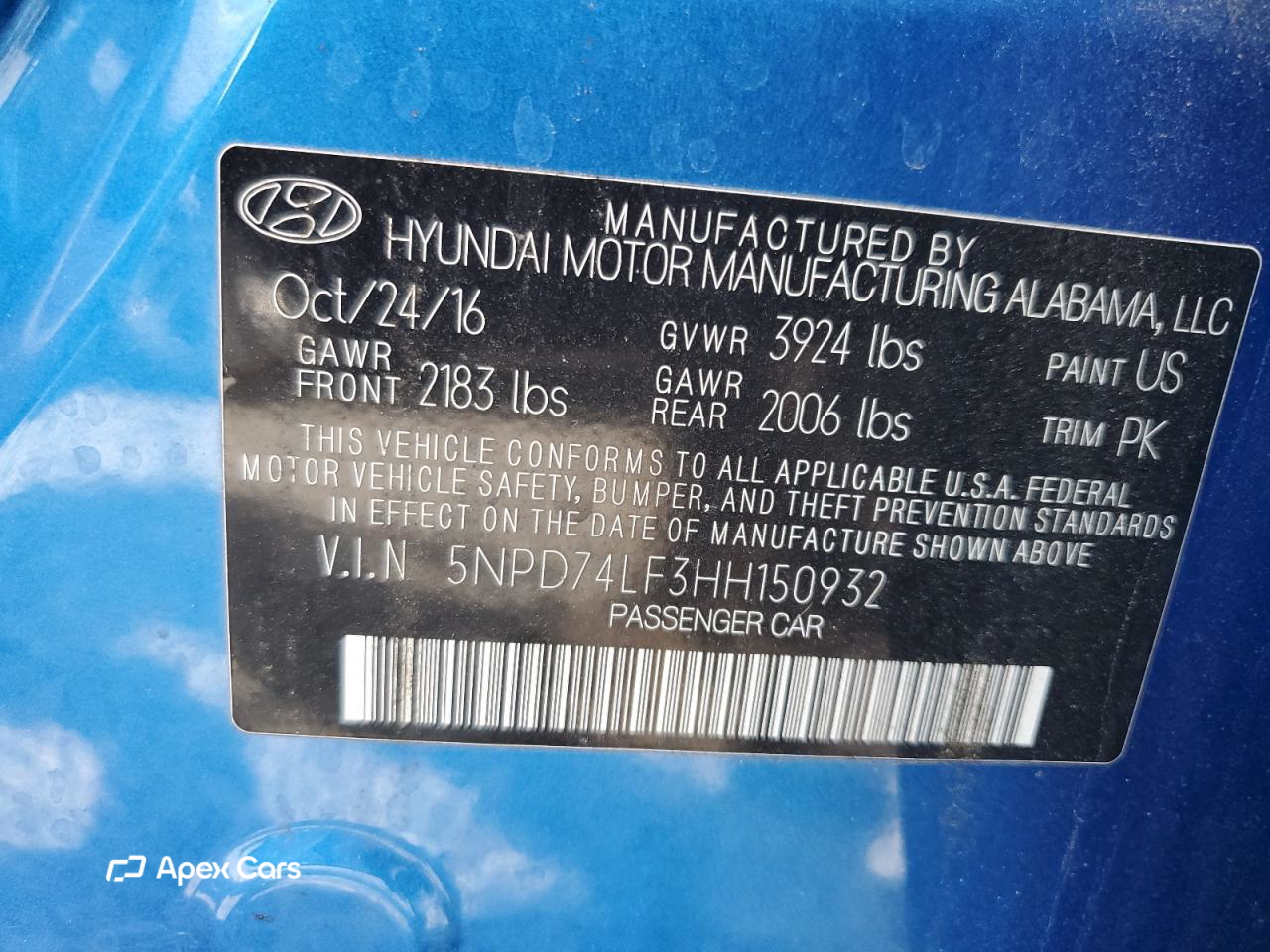 Hyundai Elantra 2017