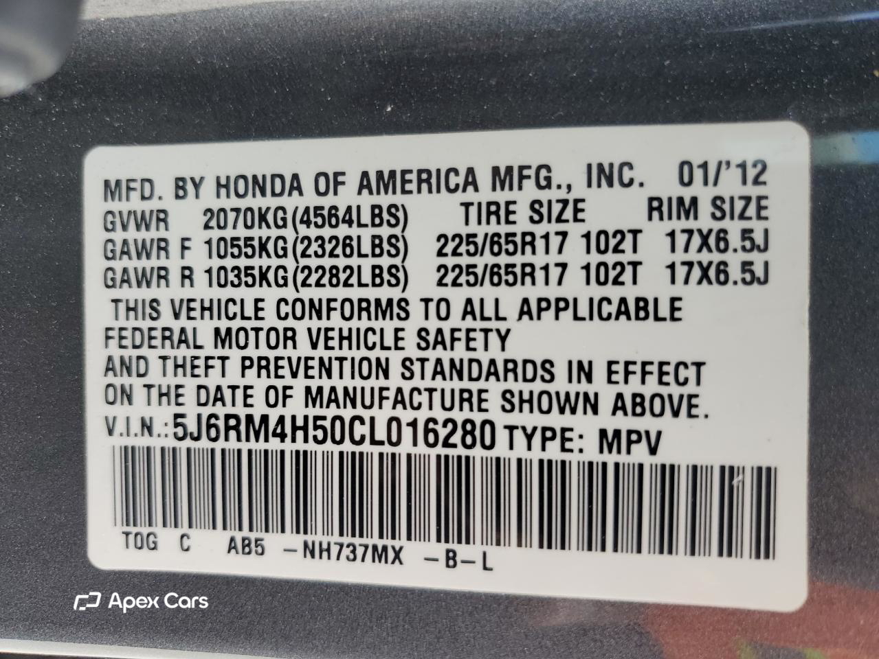 Honda CR-V 2012