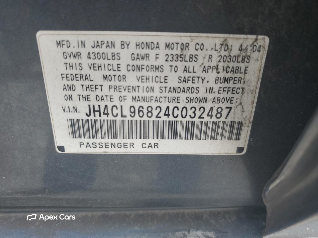 Acura TSX 2004