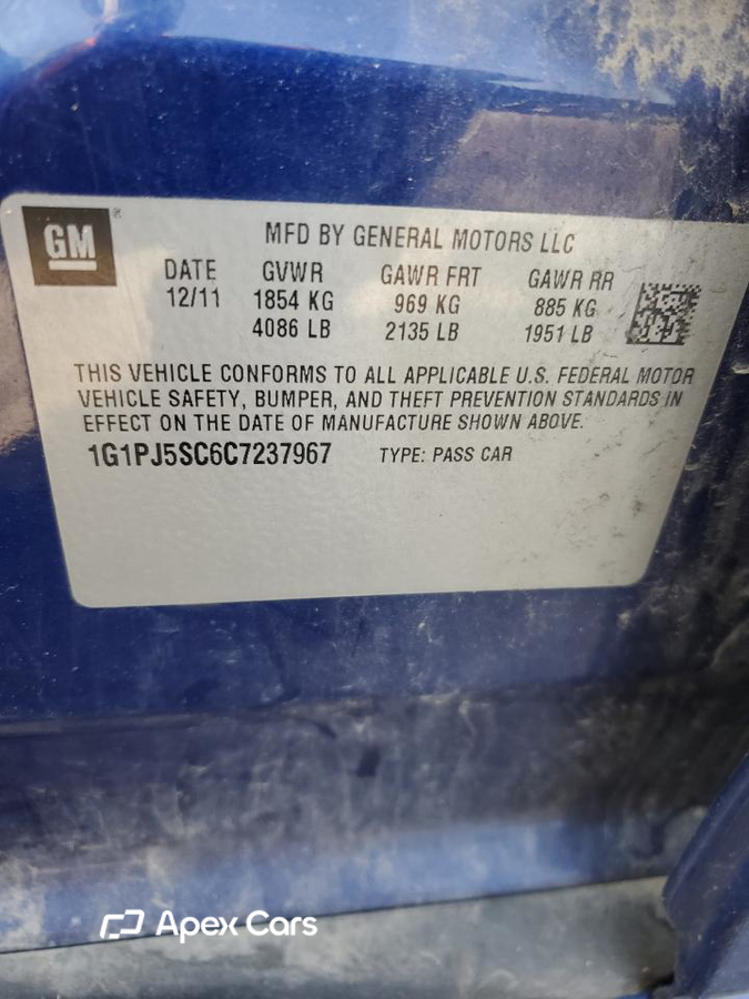 Chevrolet Cruze 2012