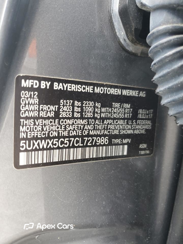BMW X3 2012