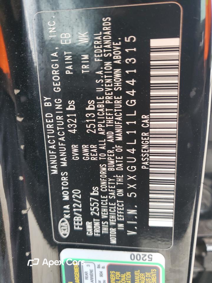 Kia Optima 2020