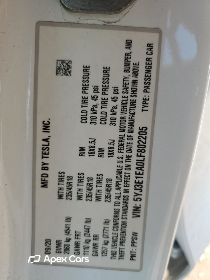 Tesla Model 3 2020