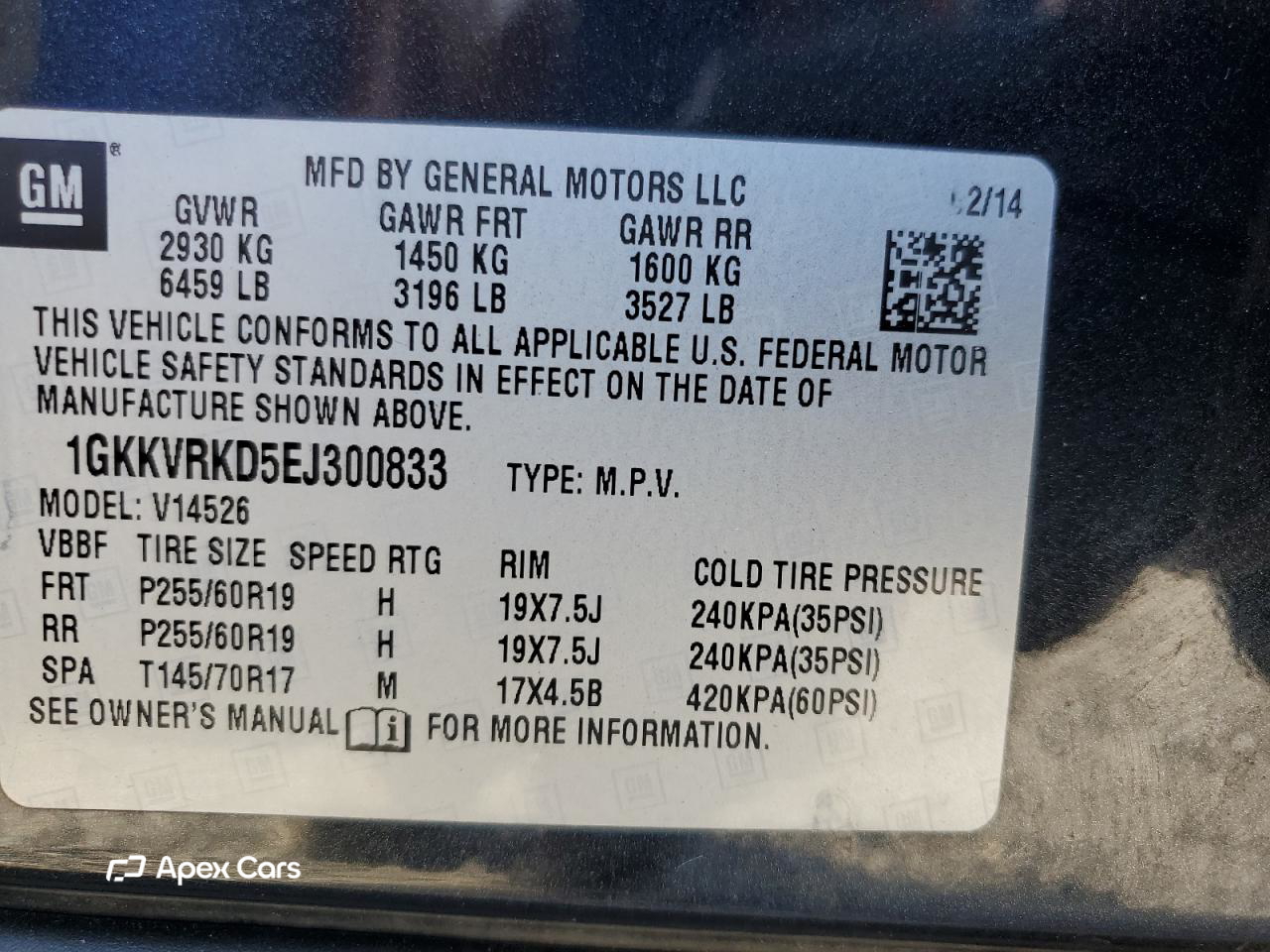 GMC Acadia 2014