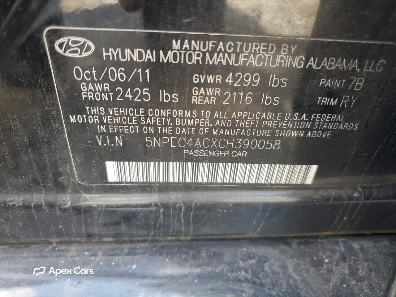 Hyundai Sonata 2012