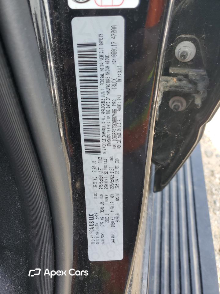 RAM 1500 2019