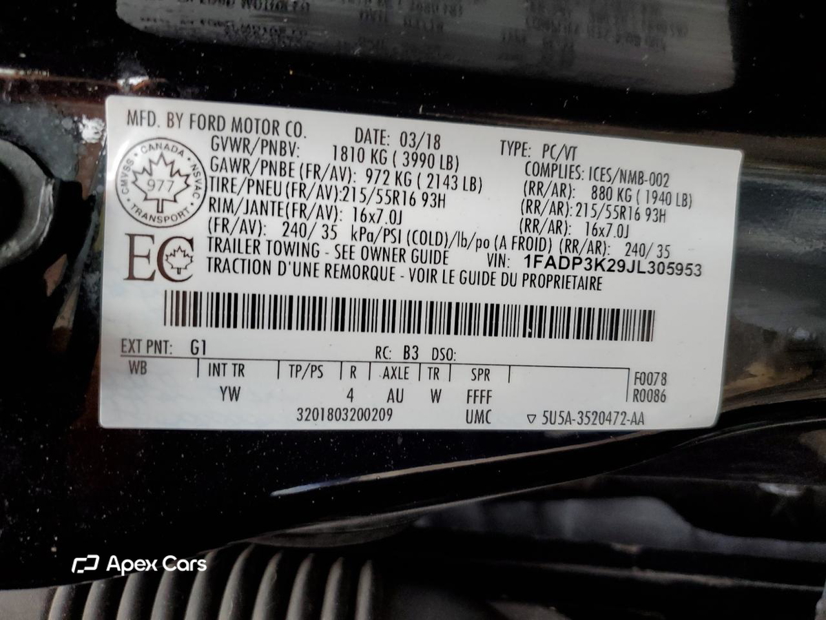 Ford Focus 2018