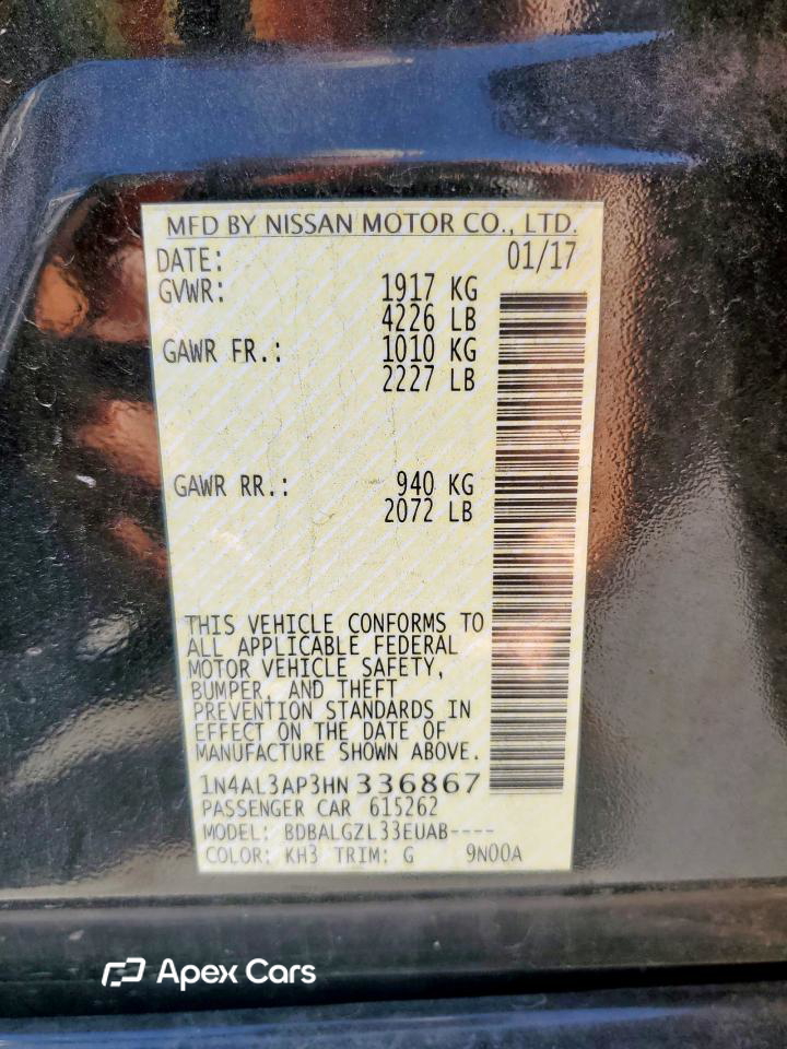 Nissan Altima 2017