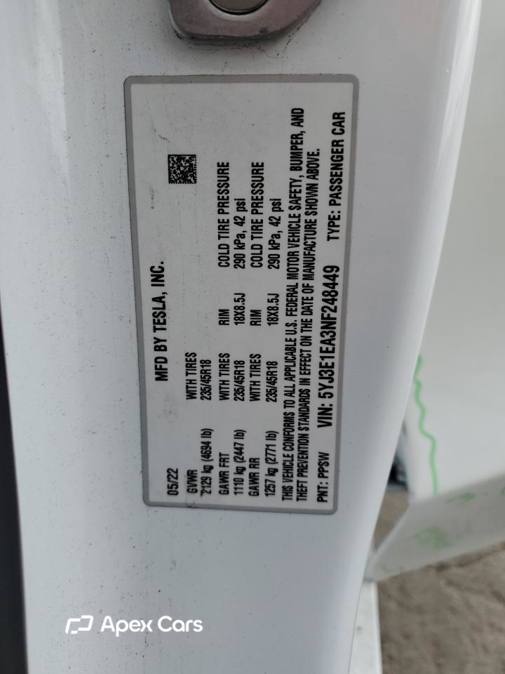 Tesla Model 3 2022