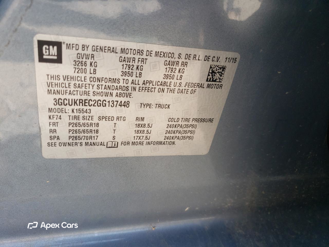 Chevrolet Silverado 2016