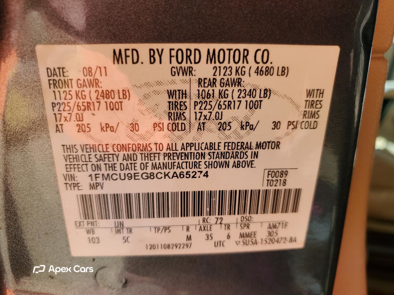 Ford Escape 2012