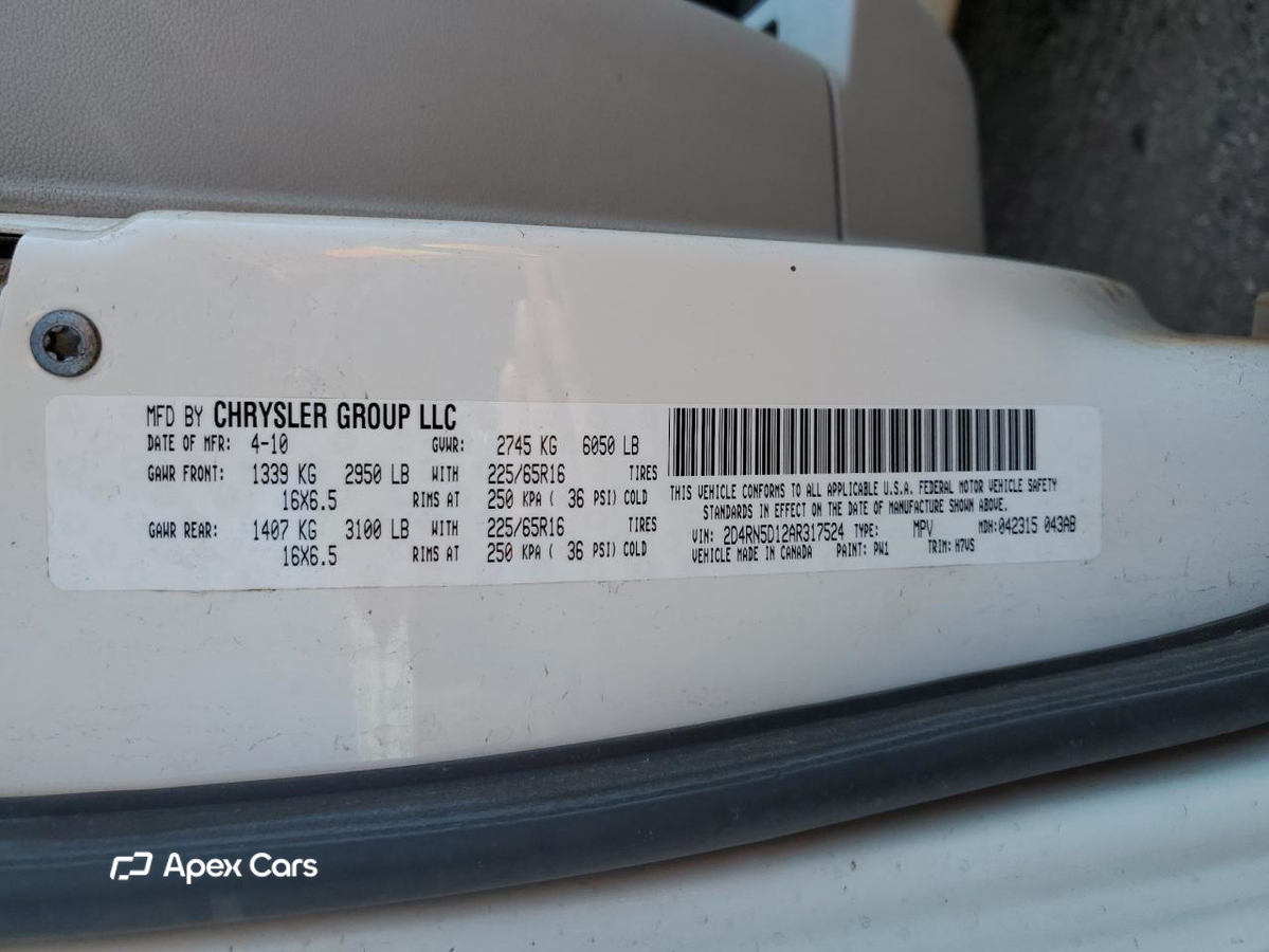 Dodge Caravan 2010