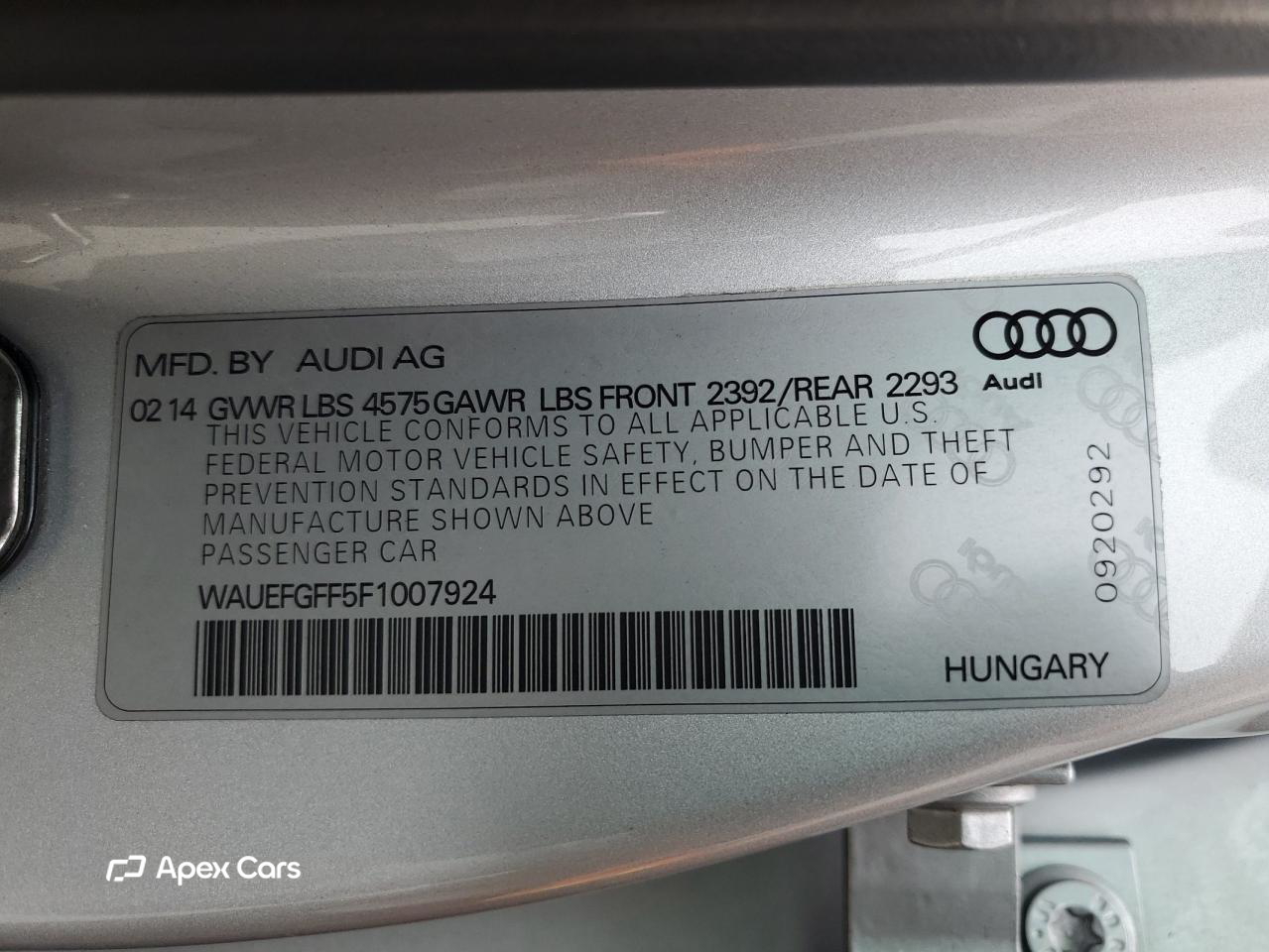 Audi A3 2015