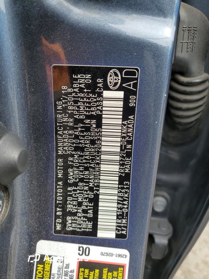 Toyota Corolla 2019