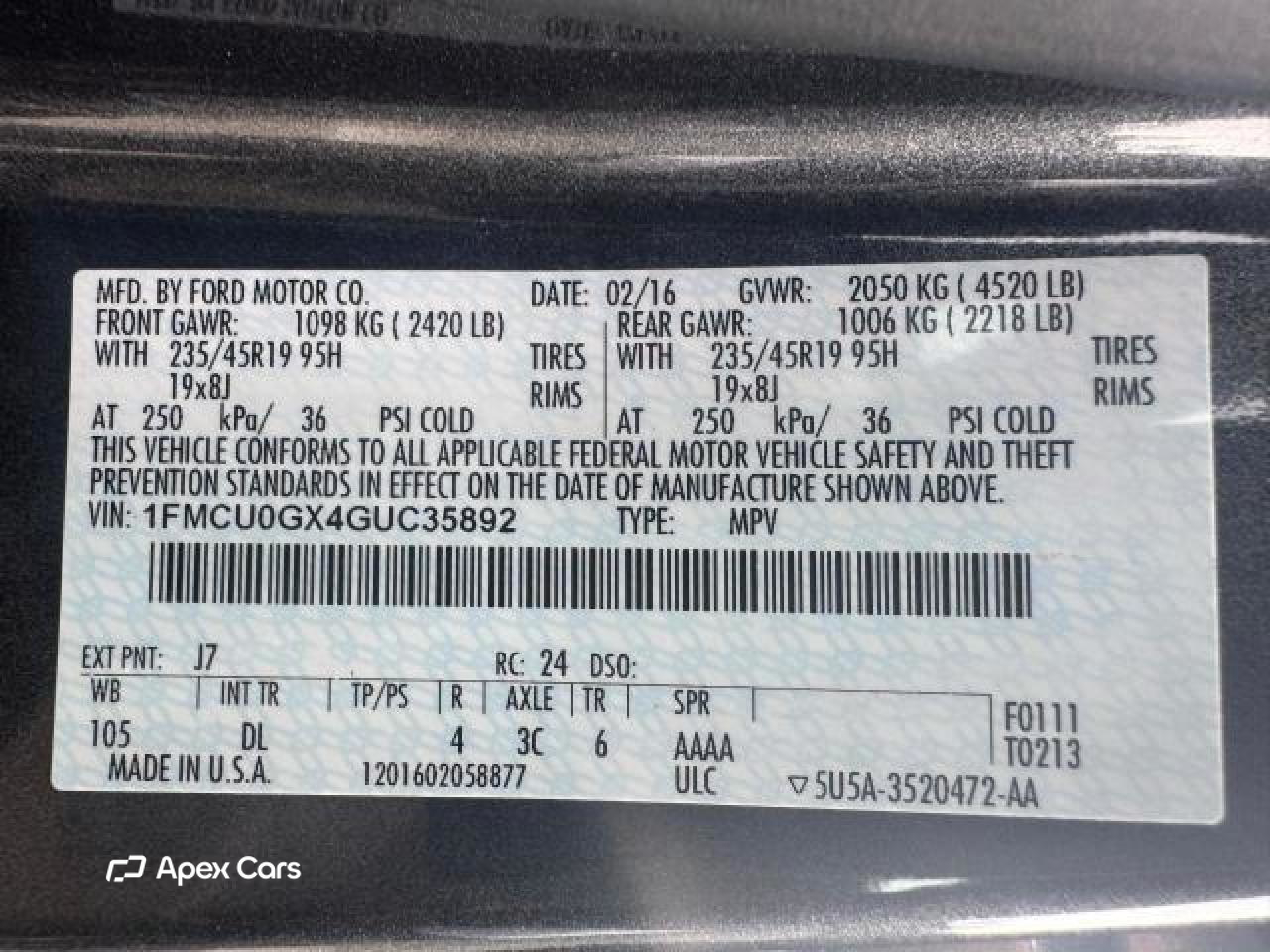 Ford Escape 2016