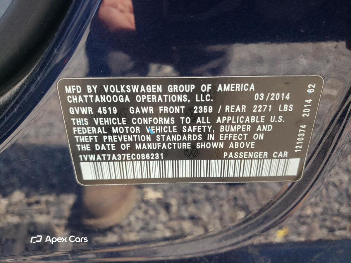 Volkswagen Passat 2014