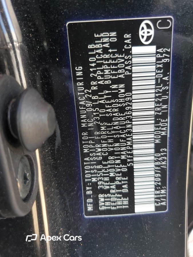 Toyota Corolla 2022