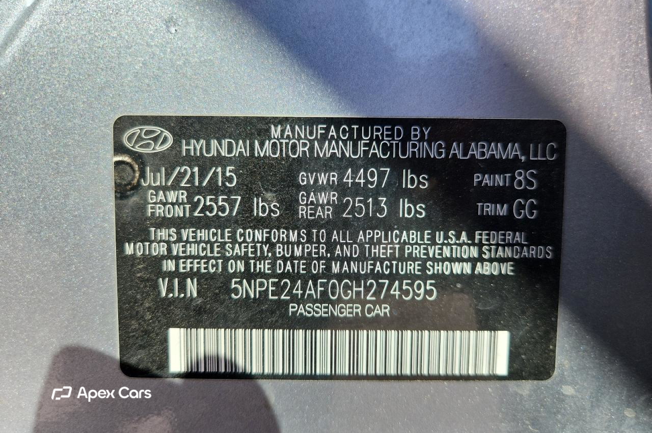 Hyundai Sonata 2016